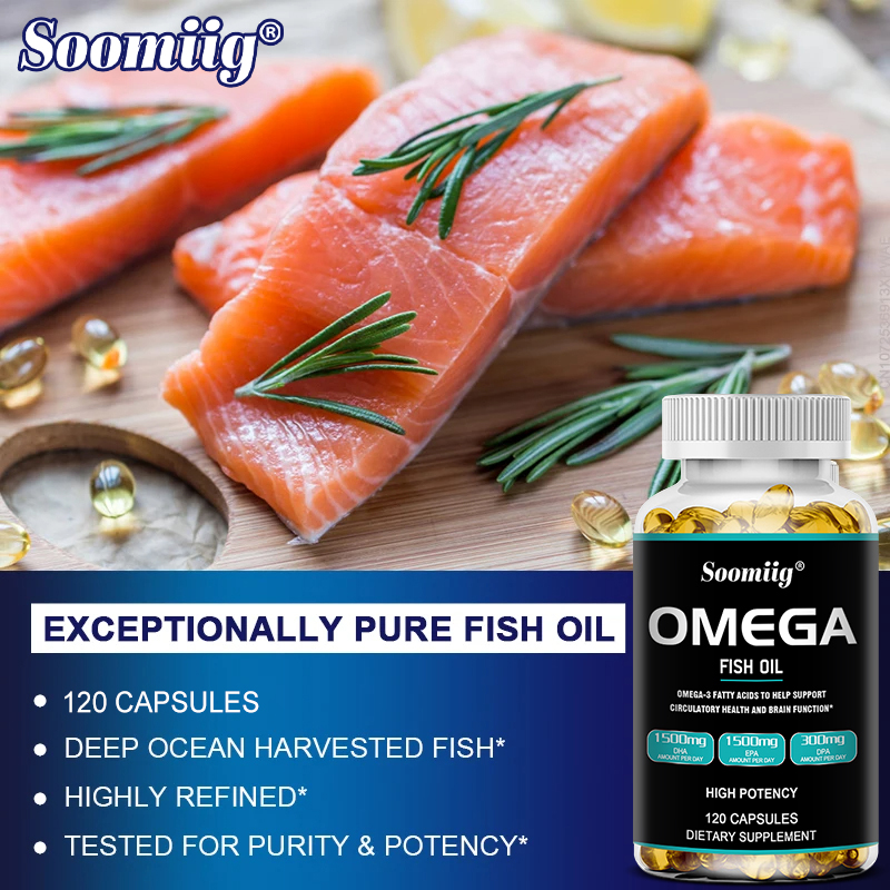 Omega 3 Fish Oil - Kapsul Minyak Ikan Omega 3 3300mg