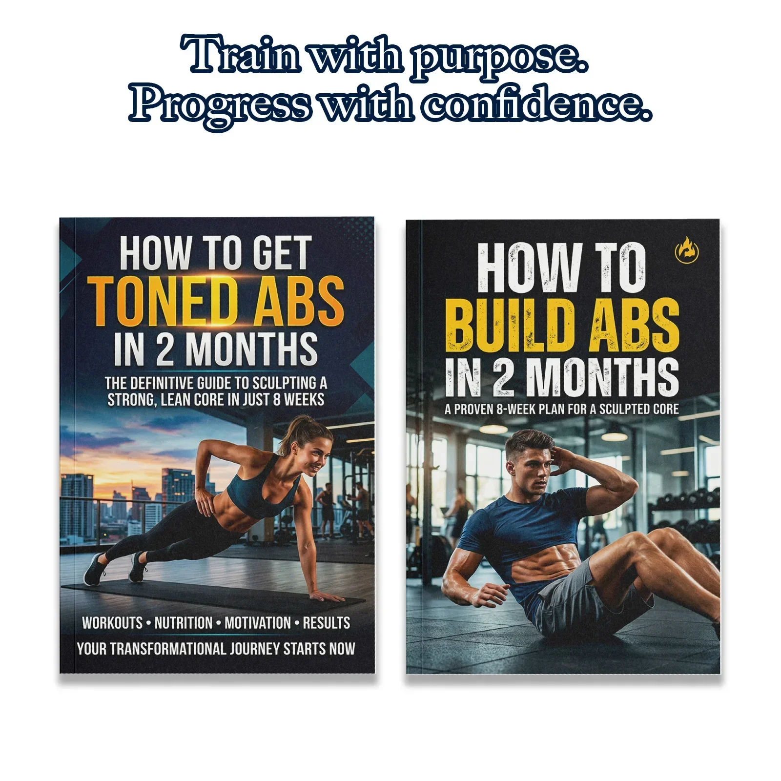 Nutrition And Fitness Books - 2 Buku Panduan Latihan Otot Perut