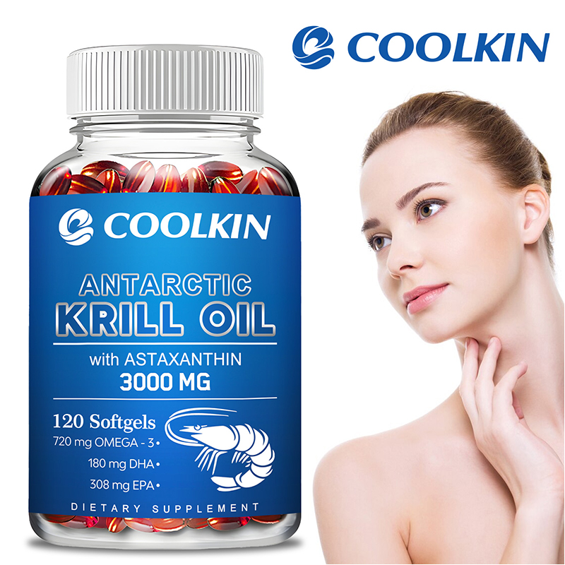 Omega 3 Fish Oil - Minyak Krill Antartika 3000mg - Omega-3