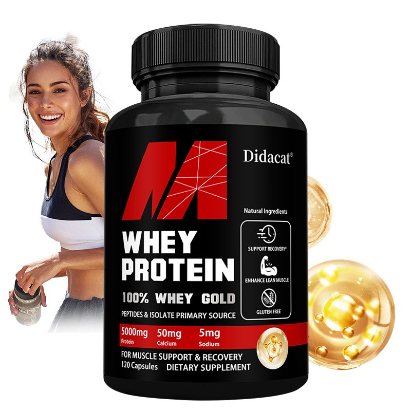 Nutrition For Fitness And Sports - Didacat Whey Protein Concentrate, dengan 5000mg