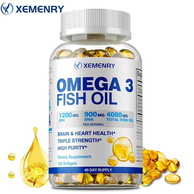 Omega 3 Fish Oil - Minyak Ikan Omega-3 - Meningkatkan Daya