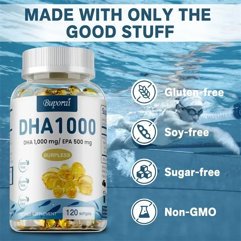 Suplemen DHA Minyak Ikan Omega - Omega 3 Fish Oil ulasan dan harga