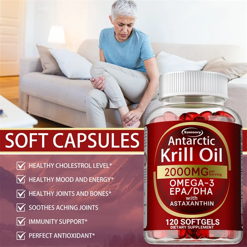 Kapsul Minyak Krill Antartika  - Omega 3 Fish Oil ulasan dan harga
