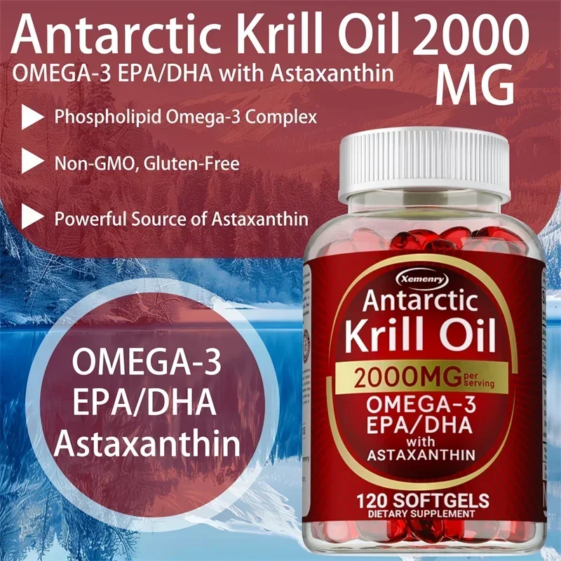 Kapsul Minyak Krill Antartika  - Omega 3 Fish Oil ulasan dan harga
