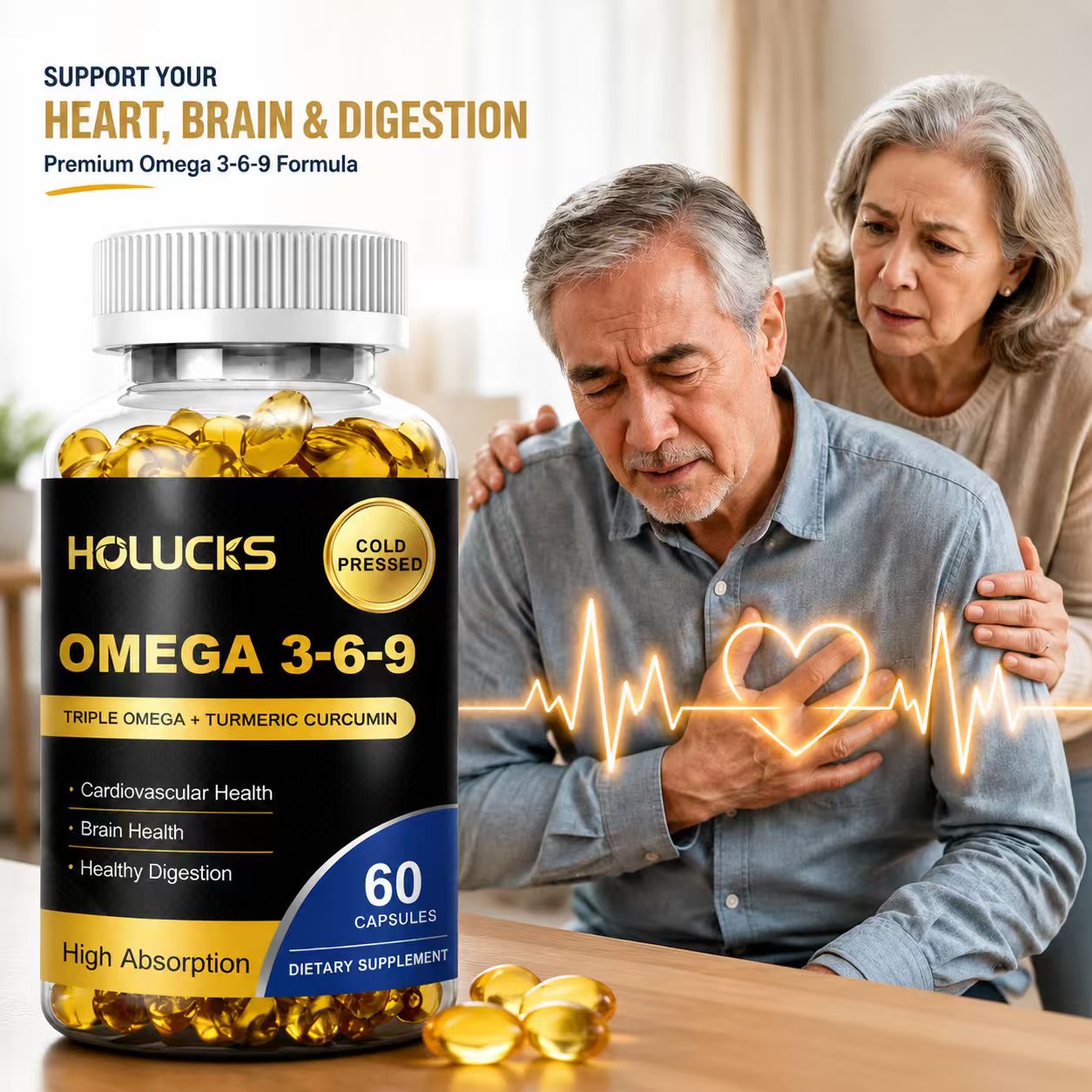 Kapsul Minyak Ikan Omega 3 6 9 - Omega 3 Fish Oil ulasan dan harga