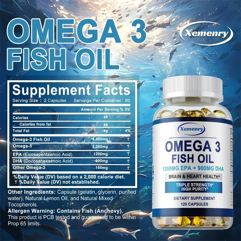 Suplemen Minyak Ikan Omega 3 d - Omega 3 Fish Oil ulasan dan harga