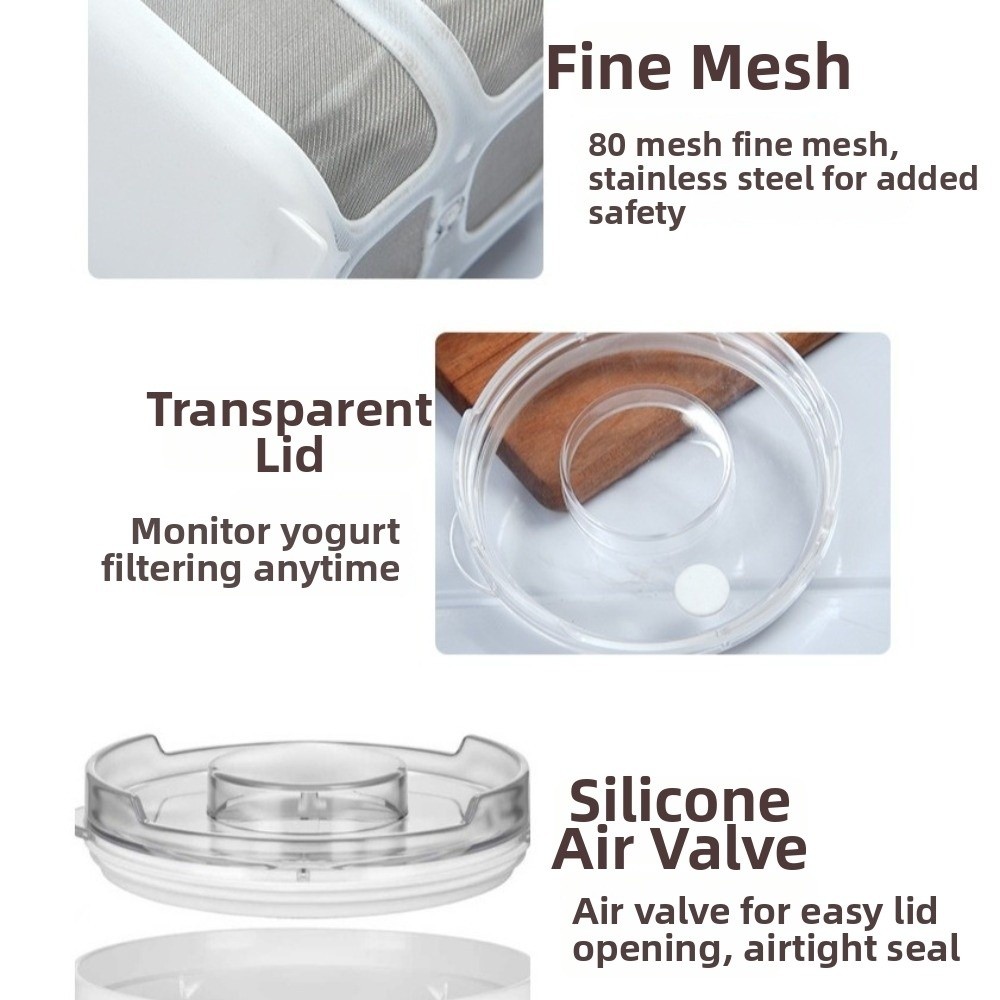 Saringan Yogurt Stainless Stee - Nutrition For Fitness And Sports ulasan dan harga