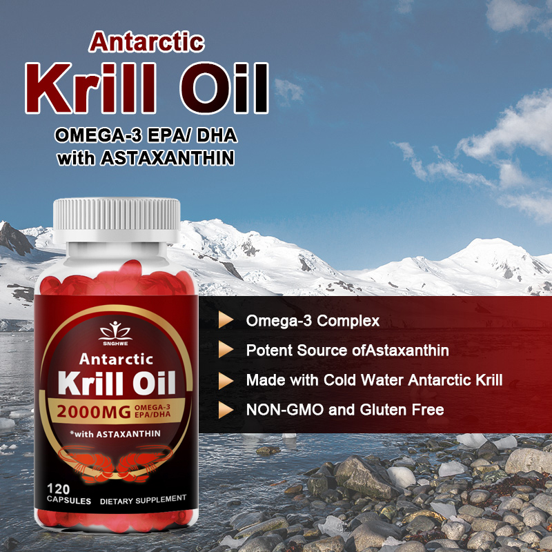 2000Mg Krill minyak fosfolipid - Omega 3 Fish Oil ulasan dan harga