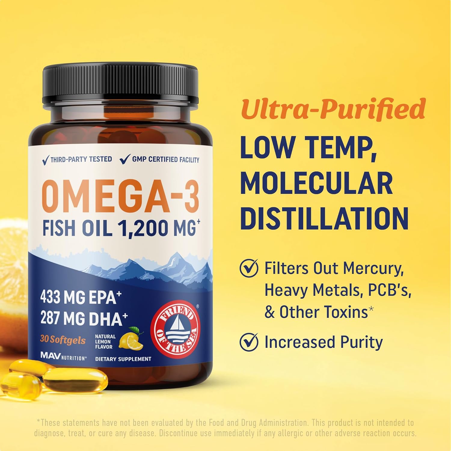 Minyak Ikan Omega 3 - Mendukun - Omega 3 Fish Oil ulasan dan harga